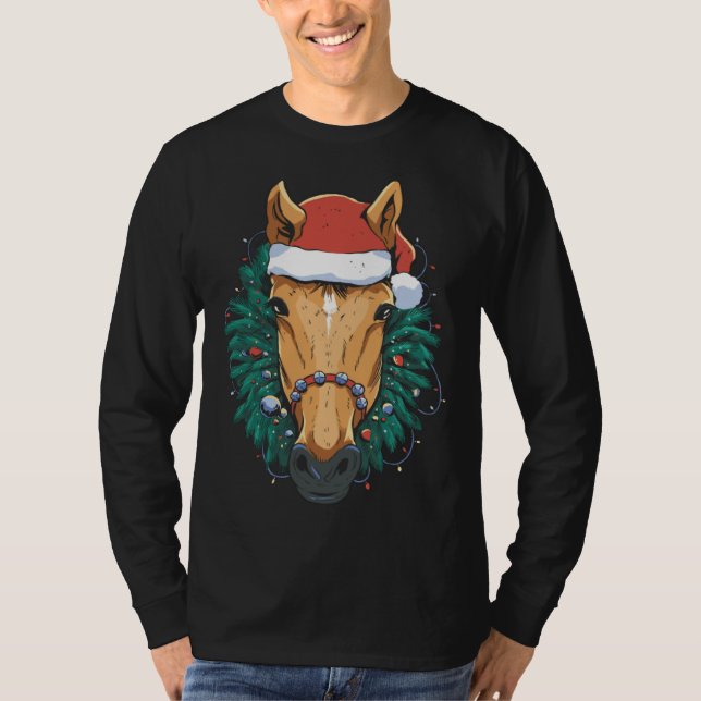 Camiseta Cute Christmas Horse (Frente)