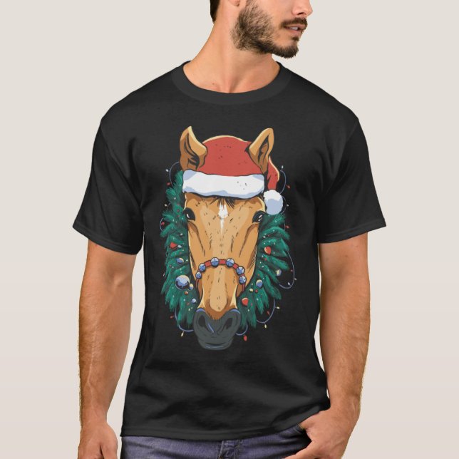 Camiseta Cute Christmas Horse (Frente)