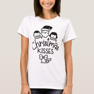 Camiseta cute Christmas Kisses Design