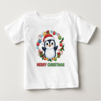 Cute Christmas Penguin Illustration