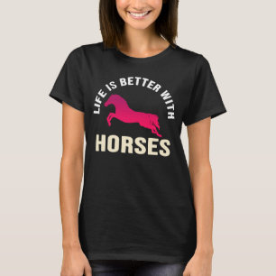 Camiseta Cute Com Cavalos De Raios