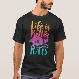 Camiseta Cute Com Ratos