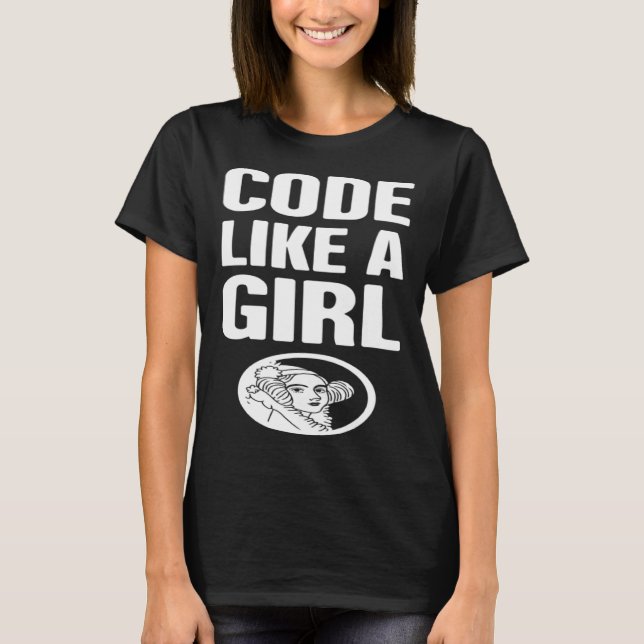 Camiseta Cute Computer Science & Programming  Ada Lovelace (Frente)