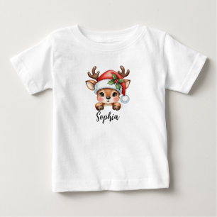 Camiseta Cute Coquette Floral Natal Rena