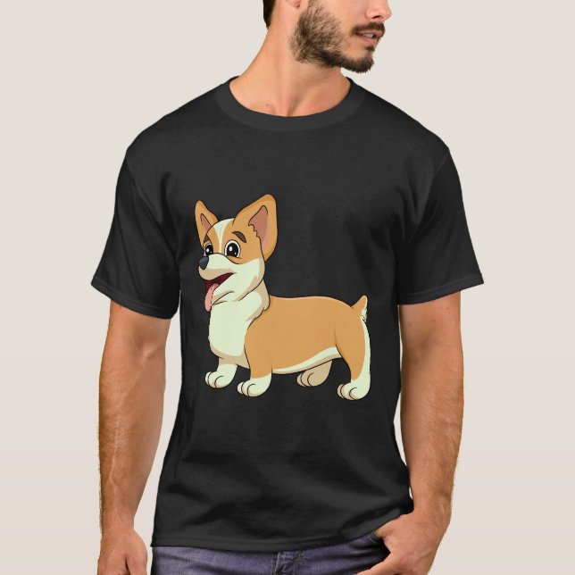 Camiseta Cute Corgi      (Frente)