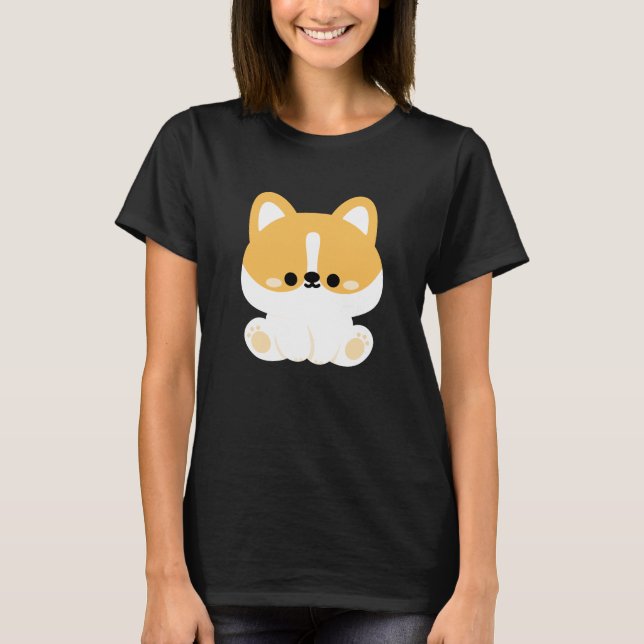 Camiseta Cute Corgi (Frente)