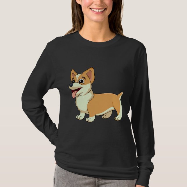 Camiseta Cute Corgi (Frente)