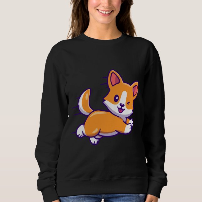 Camiseta Cute Corgi 468 (Frente)