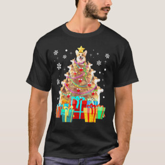 Camiseta Cute Corgi Christmas Tree Xmas For Corgi