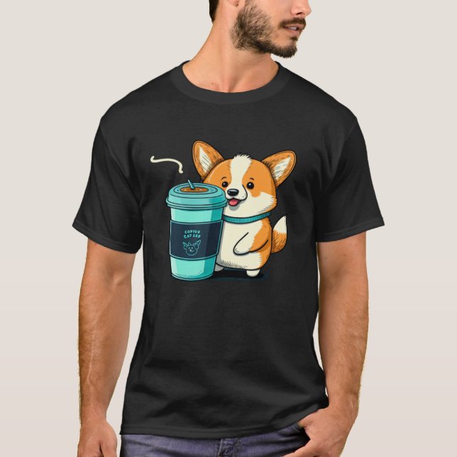 Camiseta Cute Corgi Cool Pembroke Welsh Corgi  11 (Frente)
