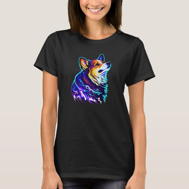 Camiseta Cute Corgi Cool Pembroke Welsh Corgi  33 (Frente)