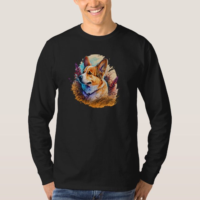 Camiseta Cute Corgi Cool Pembroke Welsh Corgi  41 (Frente)