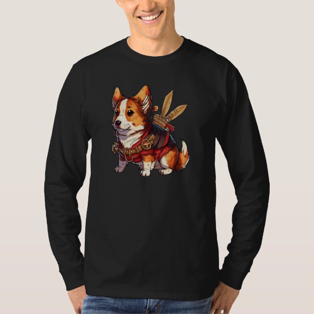 Camiseta Cute Corgi Cool Pembroke Welsh Corgi  7 (Frente)
