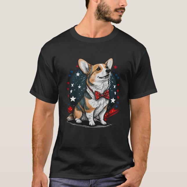 Camiseta Cute Corgi Cool Pembroke Welsh Corgi  8 (Frente)