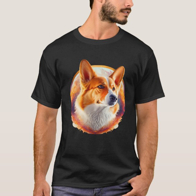 Camiseta Cute Corgi Cool Pembroke Welsh Corgi  9 (Frente)