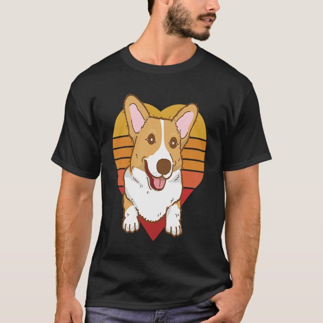 Camiseta Cute Corgi Dog (Frente)