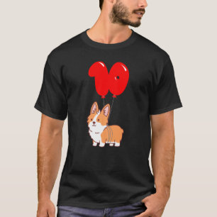 Camiseta Cute Corgi Pembroke 10º Aniversário Crianças Balão