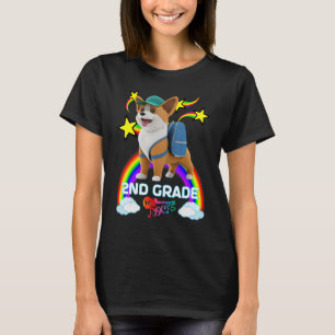Camiseta Cute Corgi Puppy Backpack Boné Baseball GRAU R