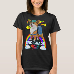Camiseta Cute Corgi Puppy Backpack Boné Baseball GRAU R