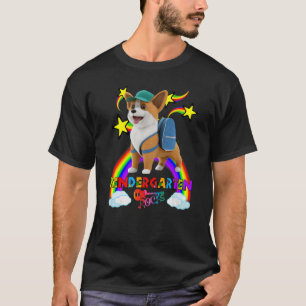Camiseta Cute Corgi Puppy Mochila Boné de beisebol KINDERGA