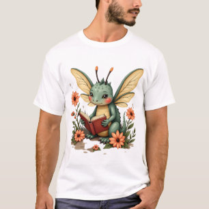 Camiseta Cute Cottagecore Floral Dragonfly Aesthetic Gráfic