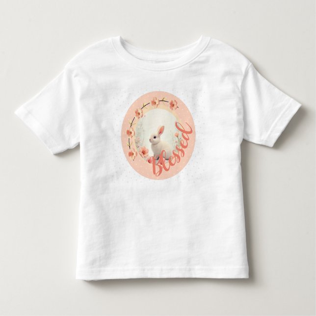 Camiseta Cute Creamy White Bunny (Frente)