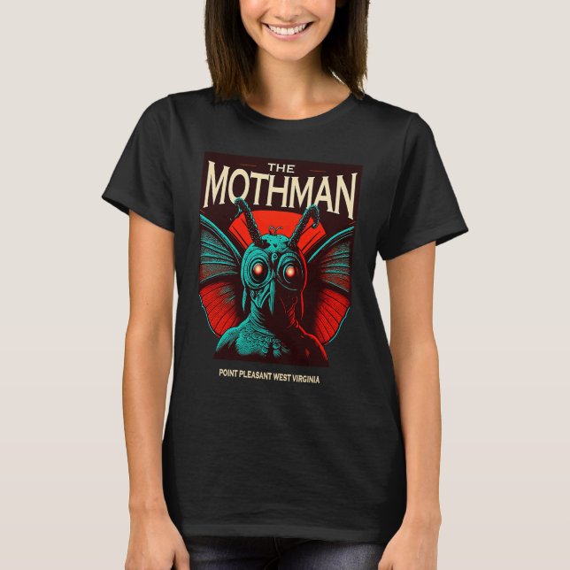 Camiseta Cute Cryptid Mothman  2 (Frente)