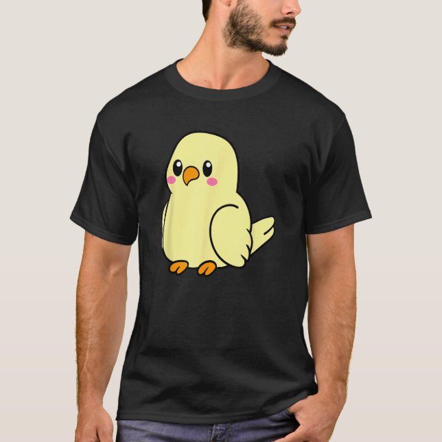 Camiseta Cute Cuddly Chubby Cockatiel (Frente)