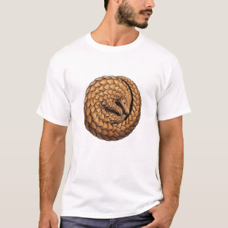 Camiseta Cute Curled Pangolin Introvert Animal