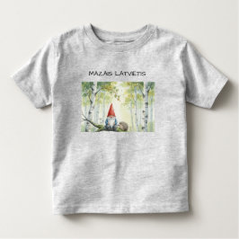 Camiseta Cute Custom Latvian Latvietis gnome