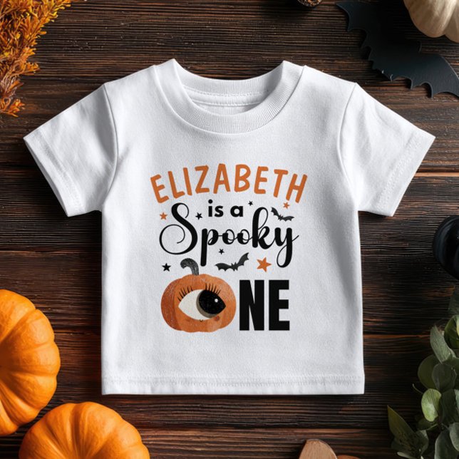 Camiseta Cute Cyclop Pumpkin Halloween Spooky One Name (Criador carregado)