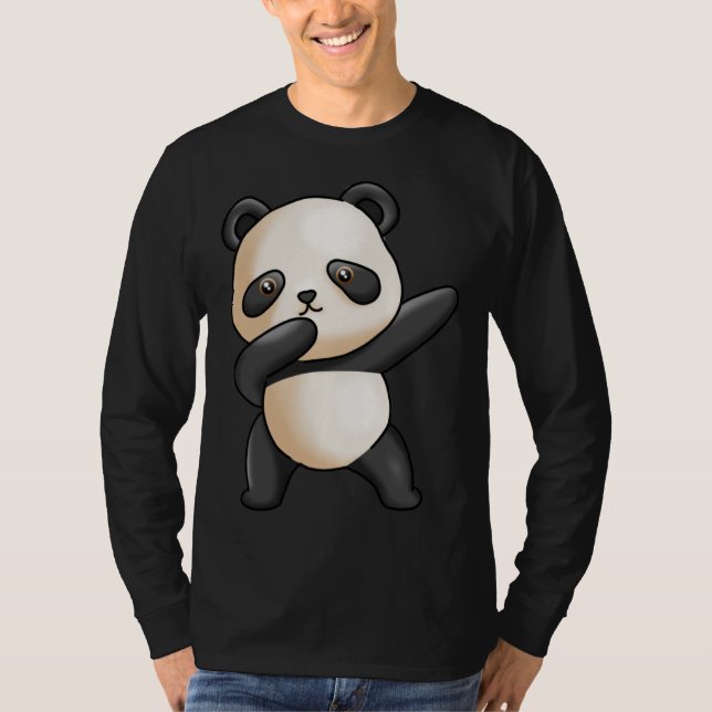 Camiseta Cute Dabbing Panda Cute Animal Giant Panda Bear Da (Frente)