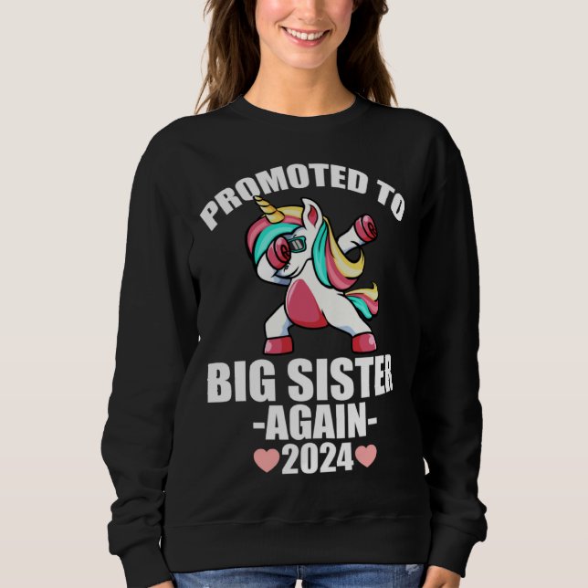 Camiseta Cute Dabbing Unicorn  For Girls Promoted To Big Si (Frente)