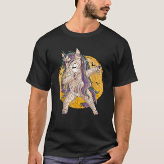 Camiseta Cute Dabbing Unicorn Para Crianças Meninas De Hall