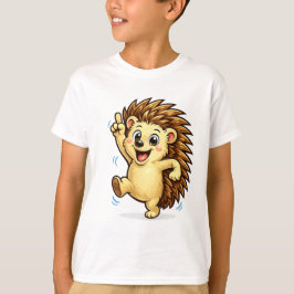 Camiseta Cute Dancing Hedgehog Cartoon | Funny Woodland Ani
