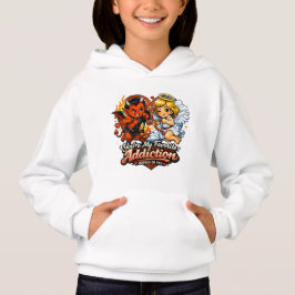 Camiseta Cute Diabo & Anjo Dia dos Namorados Amor Design