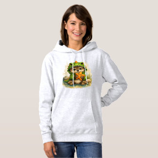 Camiseta Cute Dino Otter Hoodie – Kawaii Animal Gift