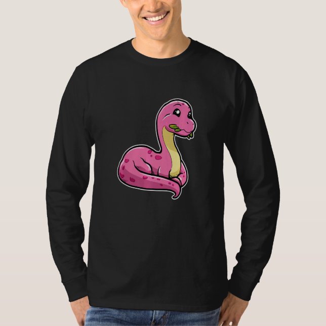 Camiseta Cute Dinosaur Primeval Animal Apatosaurus Premium (Frente)