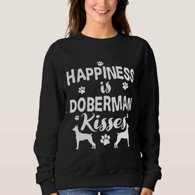 Camiseta Cute Doberman Pincher (Frente)