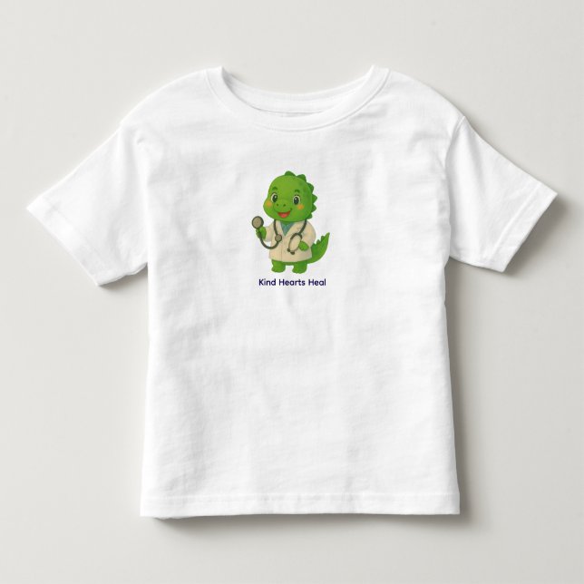 Camiseta Cute Doctor Dinosaur – Dino Jobs (Frente)