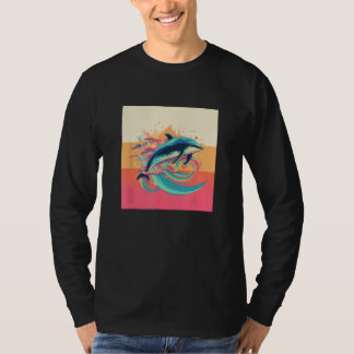 Camiseta Cute Dolphin Men Women Kids Aquatic Ocean 20