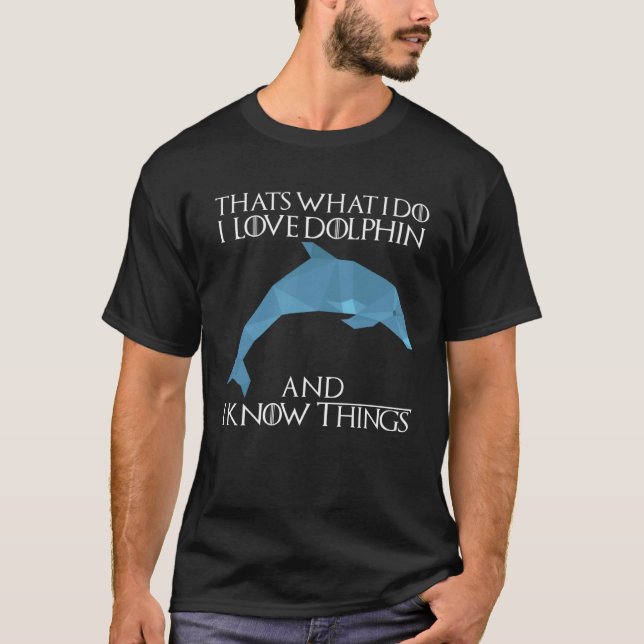 Camiseta Cute Dolphin Whale Dolphins Underwater world Ocean (Frente)