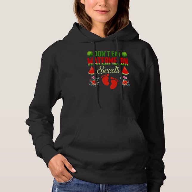 Camiseta Cute Don't Coma Watermelon Seeds Summer Fruta Gráv (Frente)