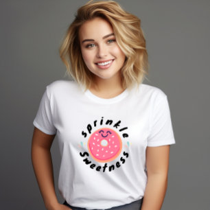 Camiseta Cute Donut Sprinkle Sweetness