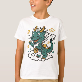 Camiseta 【Cute Dragon Kids T-Shirt】