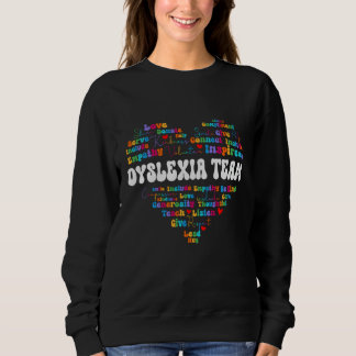 Camiseta Cute Dyslexia Team Appreciation Week back to schoo