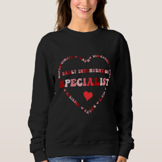 Camiseta Cute Early Intervention Specialist Valentines Day
