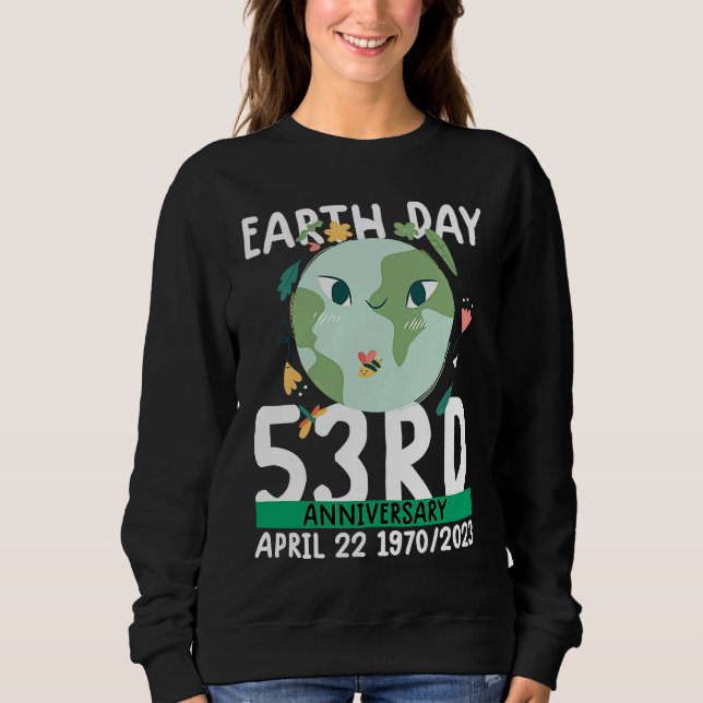 Camiseta cute earth day  53rd anniversary earth day   2 (Frente)
