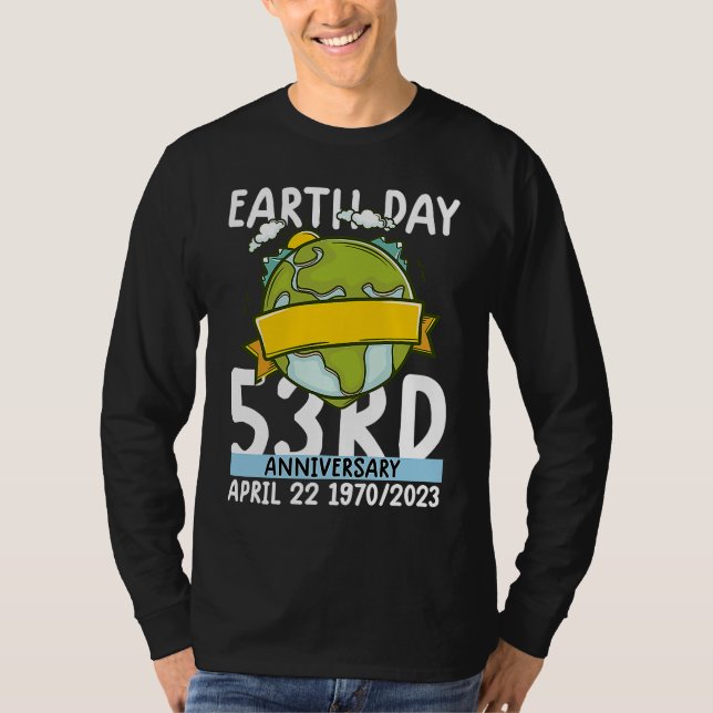 Camiseta cute earth day 53rd anniversary earth day  4 (Frente)