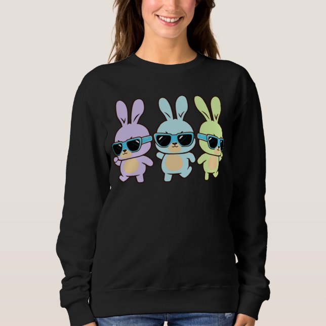 Camiseta Cute Easter Bunnies Dancing Easter Day 2023 Boys G (Frente)